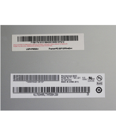 AUO M170EG01 VG LCD Laptop Screen RGB 1280×1024 SXGA 96PPI RGB Vertical Stripe