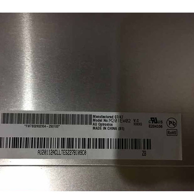 AUO M201EW02 VC LCD Laptop Screen 16.7M 92% NTSC Antiglare Hard Coating