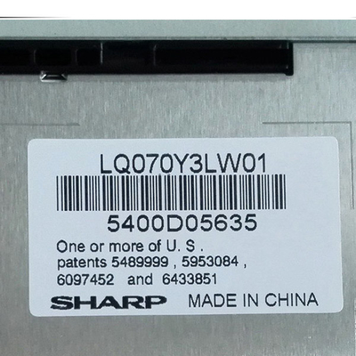 LQ070Y3LW01 7.0 Inch TFT LCD Screen RGB 800x480 For Industrial Equipment
