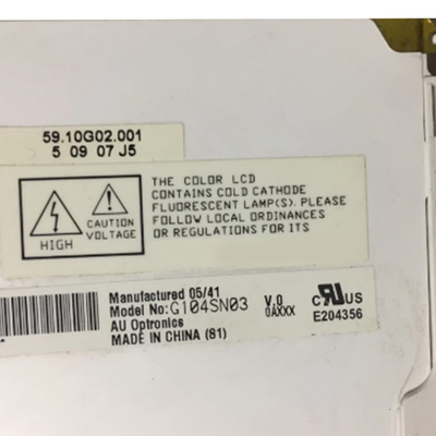 G104SN03 V.0 10.4 inch LCD Module  800*600 Suitable for industrial displays