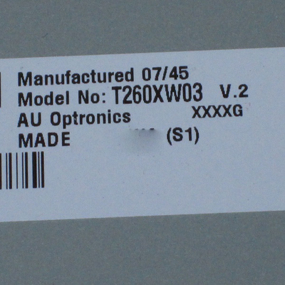 T260XW03 V2 30 Pins 26 Inch LCD Screen 1366*768 for AUO