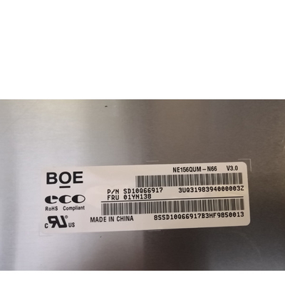 BOE Vertical Stripe 15.6 Inch LCD Panel NE156QUM-N66 40 pins Laptop Screen