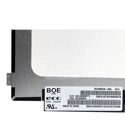 BOE Vertical Stripe 15.6 Inch LCD Panel NV156QUM-N43 Laptop LCD SCREEN