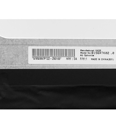 AUO Vertical Stripe 15.6 Inch LCD Pane B156XTK02.0 1920*1080 40 pins