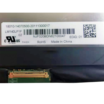 LM140LF1F02 Laptop LCD Screen FHD IPS 144Hz 1920x1080 72% NTSC LCD Panel