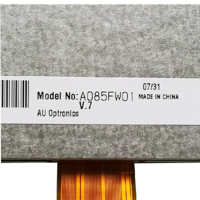 480x234 FPC AUO 26 pins 8.5 inch TFT LCD Screen A085FW01 V7