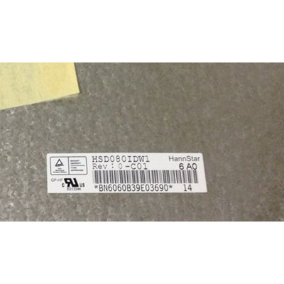 New Original Car GPS Navigation 8.0 inch TFT Hannstar HSD080IDW1-C01 LCD Display Screen Panel