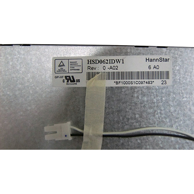New HannStar 6.2 inch 800*480 HSD062IDW1-A02 LCD Display Screen