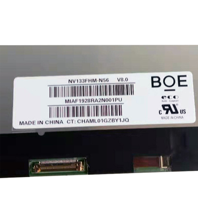 BOE Laptop Display 13.3 Inch 30 Pins NV133FHM-N56 FHD IPS LCD Screen Assembly For Xiaomi MI Air 13