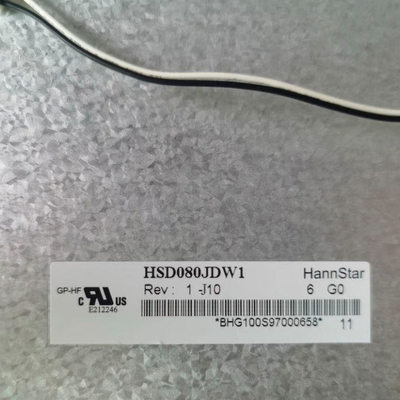 HSD080JDW1-J10 8.0 inch Industrial LCD Panel Display 800*480 LCD Screen