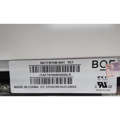 BOE 17.3 inch 1920*1080 LCD Screen Display Module Panel NV173FHM-N41 V8.1