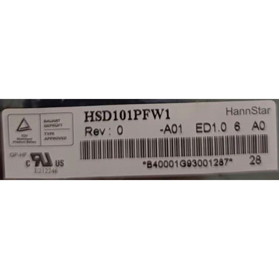 10.1 inch 1024*576 40 pin  TFT LCD Panel Display HSD101PFW1-A01