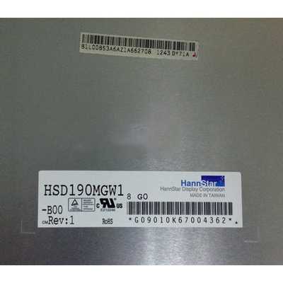 RGB 1440×900 WXGA+ 89PPI 19 Inch LCD Display LCD Screen HSD190MGW1-B00