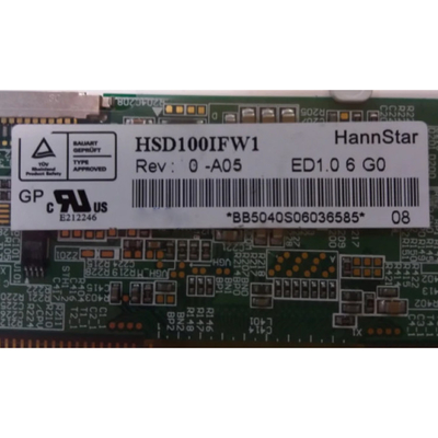 HSD100IFW1-A05 30 Pins 10.1 Inch LCD Screen 1024*600 LCD Display