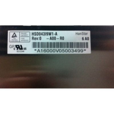 New HSD043I9W1-A00-R00 LCD screen 4.3 inch LCD Panel