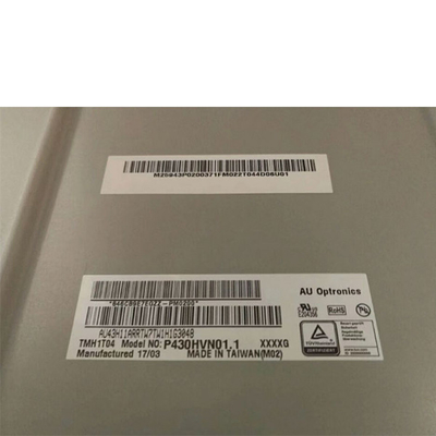 43.0 inch 51PPI P430HVN01.1 LCD Screen Display