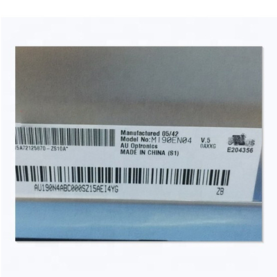 Original in stock 19 inch M190EN04 V5 TFT LCD Display for AUO