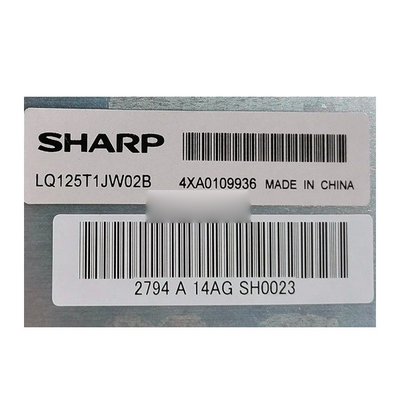 LQ125T1JW02B 12.5 Inch 2560*1440 LCD Screen Display for Durable Laptops
