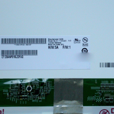 Provide 17.3 inch B173RW01 V3 RGB 1600*900 LCD Display