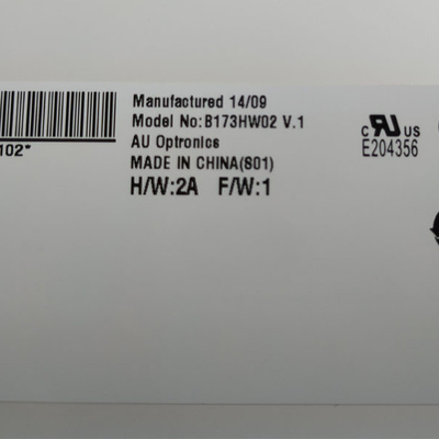 17.3 inch B173HW02 V1 Resolution 1920*1080  LCD Display