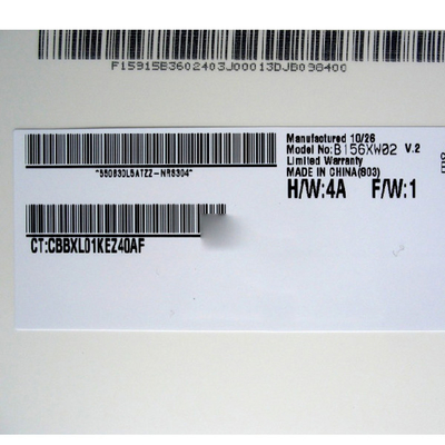 New B156XW02 V2 HW4A 15.6 inch with LED driver LCD Display