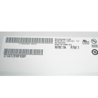 B140RW01 V2 14.0 inch 1600*900  LCD SCREEN PANEL
