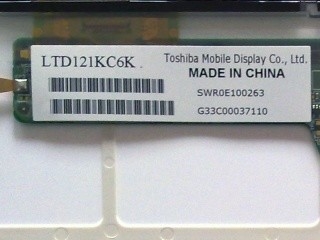 LTD121KC6K 1024*768 12.1 inch TFT LCD Screen Panel