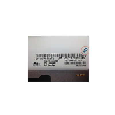 LP140WF6-SPB3 14.0 Inch Original LCD 1920*1080 LCD Screen Display