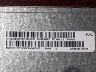 Small 9.0 inch M090SWP1 R0 800*480 60Hz TFT LCD screen parts