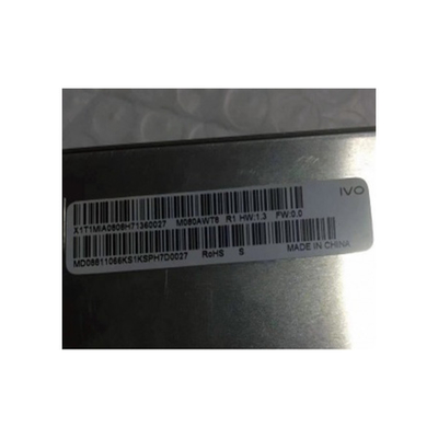 Original M080AWT8 R1 8.0 inch 1024*600 TFT-LCD Screen