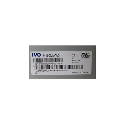 M190MWW3 R0 19.0 inch 1440*900 LCD Screen Display