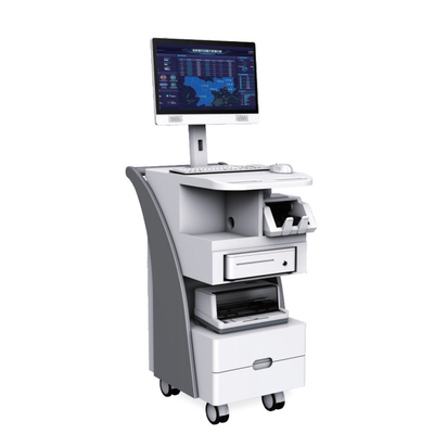 Electric TFT Medical Mobile Workstation On Wheels Hospital