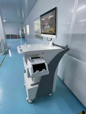Electric TFT Medical Mobile Workstation On Wheels Hospital