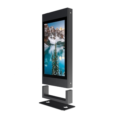 Waterproof LCD Floor Standing Digital Signage 55'' Outdoor