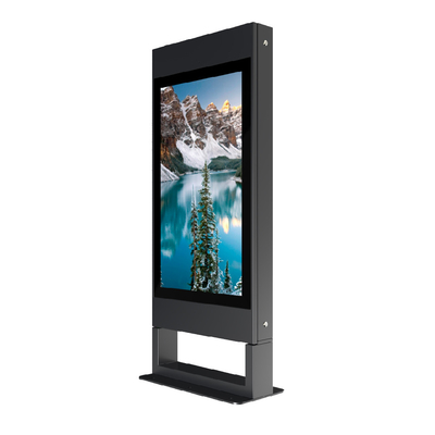 Waterproof LCD Floor Standing Digital Signage 55'' Outdoor
