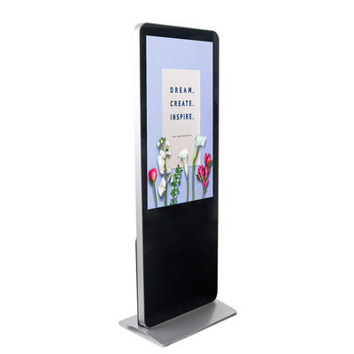 65 Inch Digital Signage And Displays , 1920×1080 IPS Floor Standing Outdoor Digital Signage