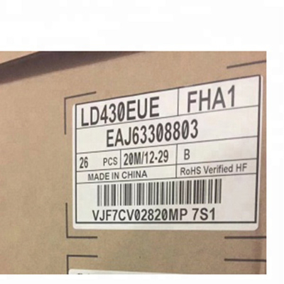 LG Original 43 inch LCD Panel LD430EUE-FHA1 for LCD Digital Signage