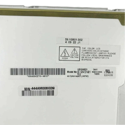 G104SN01 V0 AUO Lcd Display Screen Panel 211.2W×158.4H mm For Navigation DVD Player