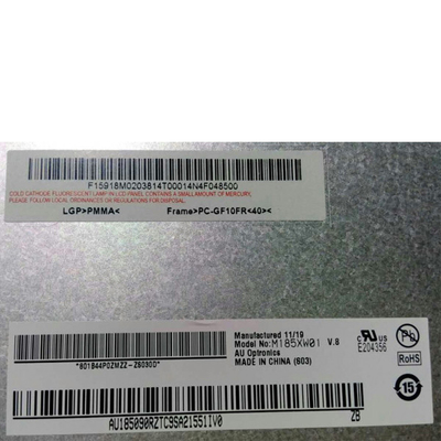 M185XW01 V8 LCD Display Screen 18.5 Inch 1366x768 Antiglare Surface