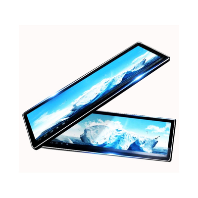 good price Stretching display 28.1 inch LCD strip ultra wide supermarket advertising digital shelf screen online