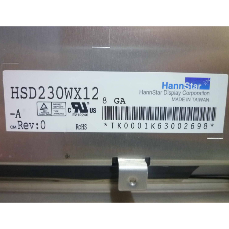 HSD230WX12-A Original 23.0 Inch 1280*768 LVDS LCD Screen For HannStar