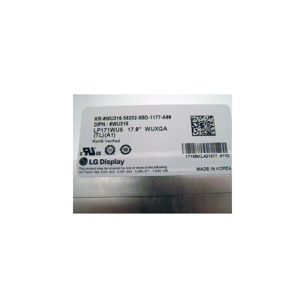 LP171WU5-TLA1 60Hz 17.1 inch Laptop LCD Screen 1920*1200 LVDS LCD Panel