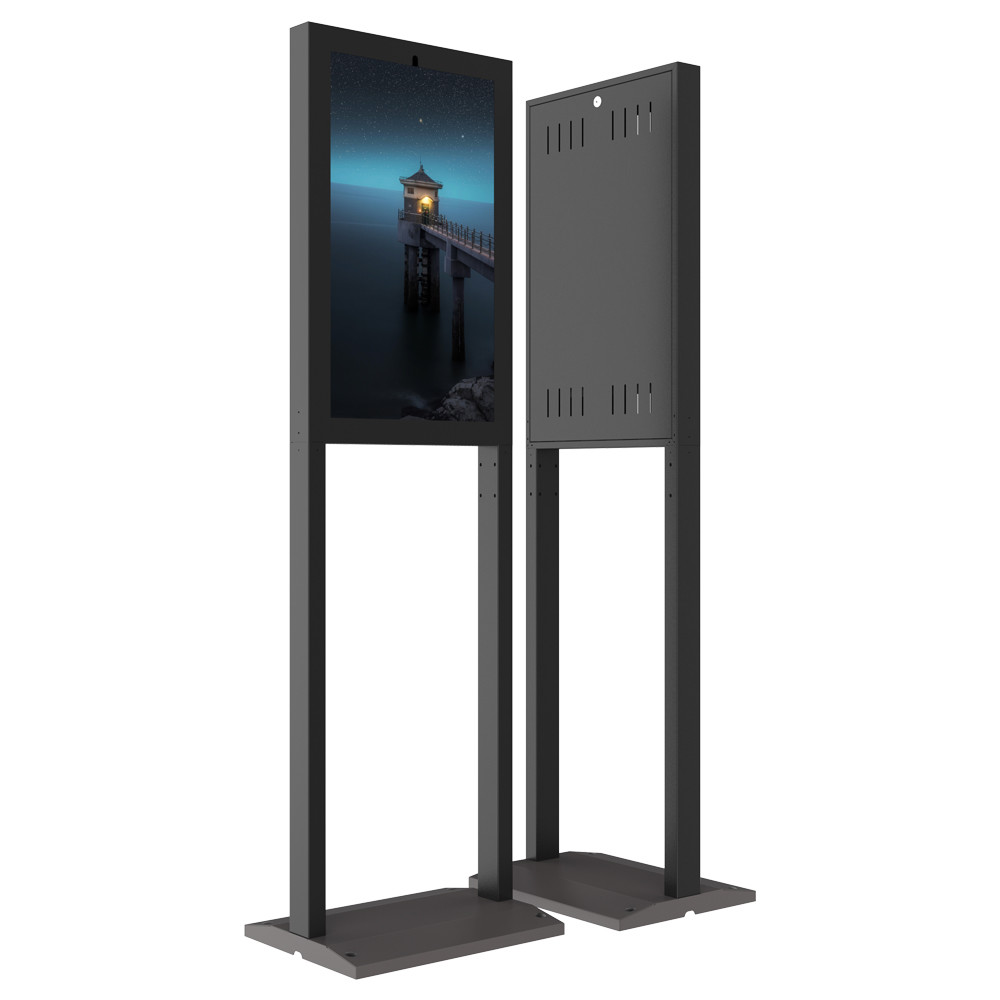External Signage Control Panel Outdoor 32'' Floor Standing Digital Signage Display Indoor