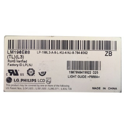 good price LM190E08-TLL3 19.0 inch 1280*1024 LCD Module Panel online