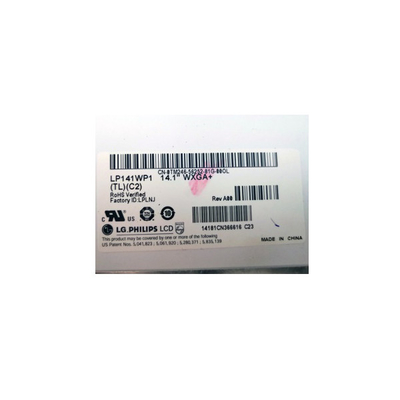 good price LP141WP1-TLC2 14.1 Inch 1440*900 60Hz LVDS 30pins LCD Display online