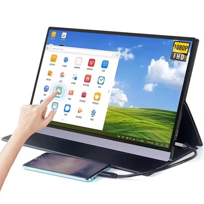 good price 15.0 Inch Three USB-C Portable Monitor Compatible with Laptop/Phone/Switch online