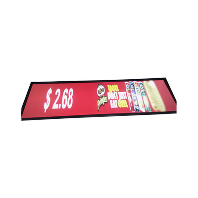 good price 48.8 inch stretch LCD strip advertising wide touch screen display retail shelf monitor strip digital signage shelf online
