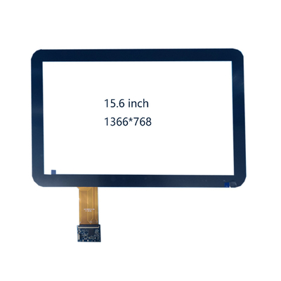 good price 15.6 inch capacitive touch screen with touch glass touch screen, supporting XP Win7, 8 Android Linux system online