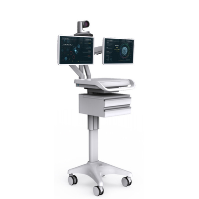 Hospital Medical Mobile Workstation 22 Inch Electric